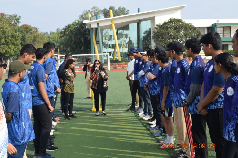 Fravashi International Academy Football Team on Ground