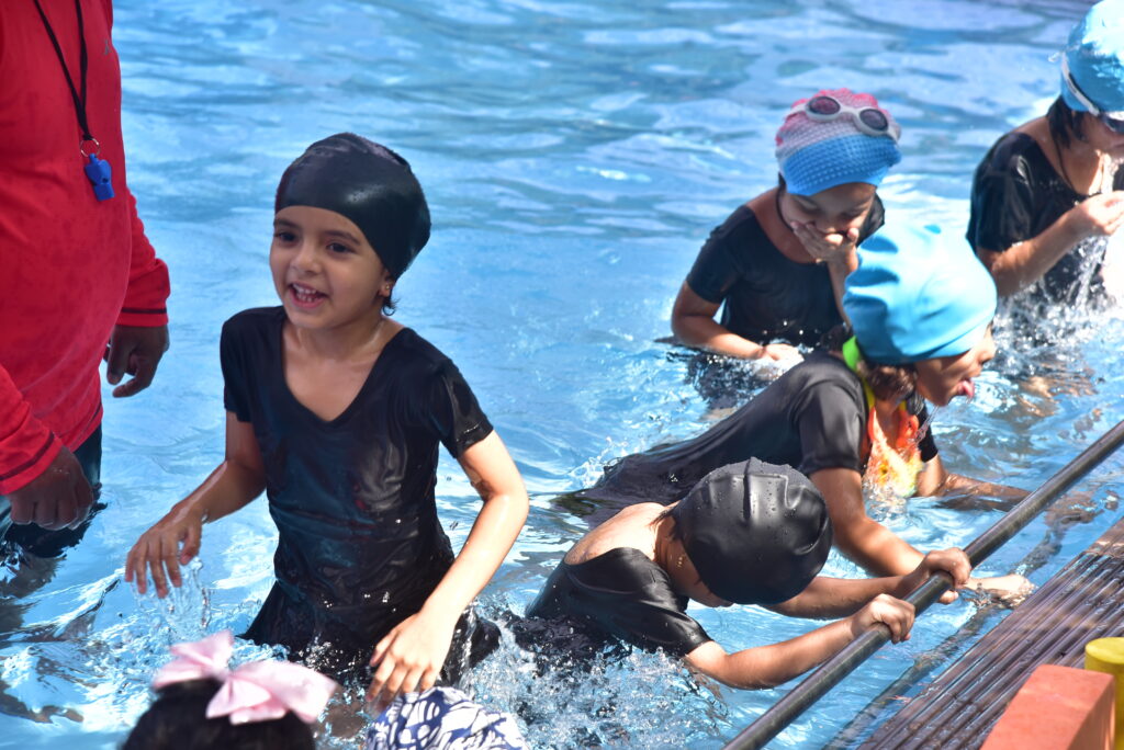 FIA Primary Student Participated Swimming