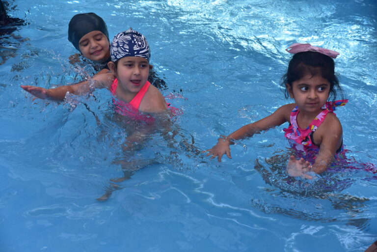 Fravashi International Academy Student on Pool