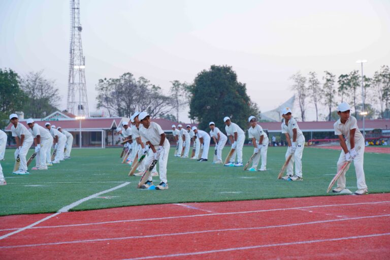 Fravashi International Academy Student Cricket Practice