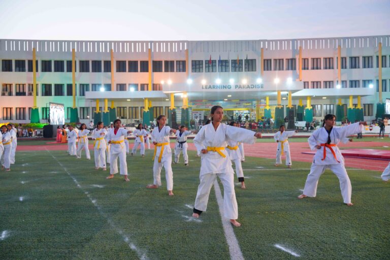 Fravashi International Academy Student Karate Training