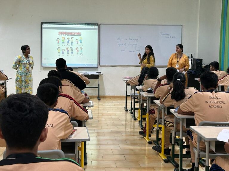 Fravashi International School Teacher Teaching to student