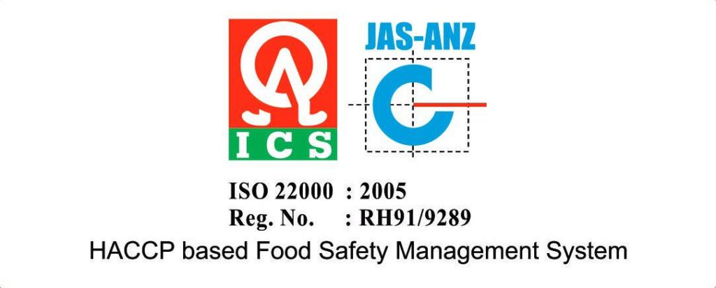 ICS - JAS ANZ -HACCP Based Food Safety Management System